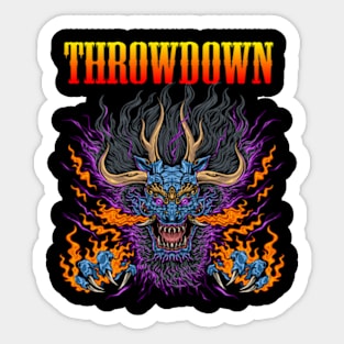 THROWDOWN MERCH VTG Sticker